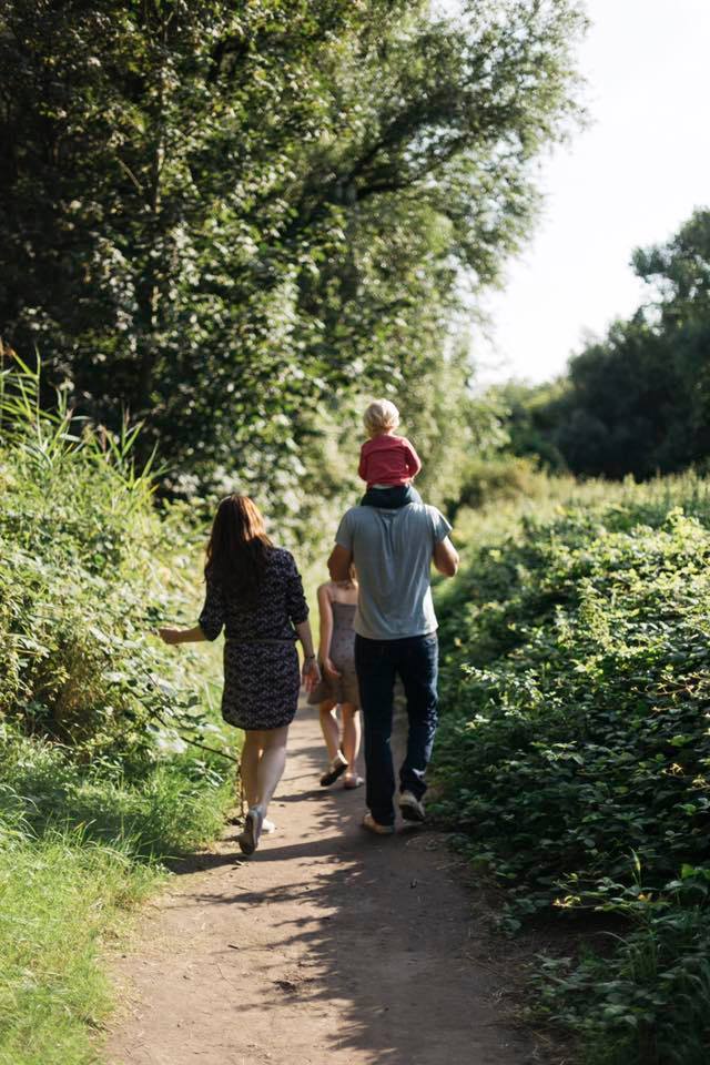 Met mijn gezin in de Bourgoyen, Gent. © Fotograeve